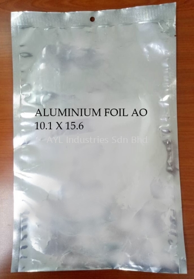 ALUMINIUM FOIL ZIPPER BAG AO 10.15 X 15.60