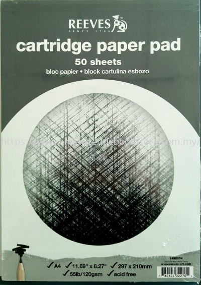 REEVES CARTRIDGE PAPER PAD