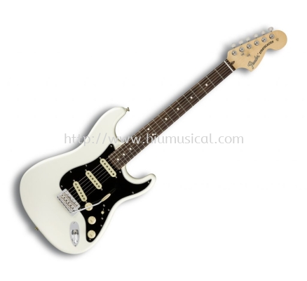 Fender American Performer Stratocaster Electric Guitar Rosewood FB, Arctic White