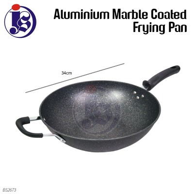 Aluminium Marble Coated Frying Pan (34cm)