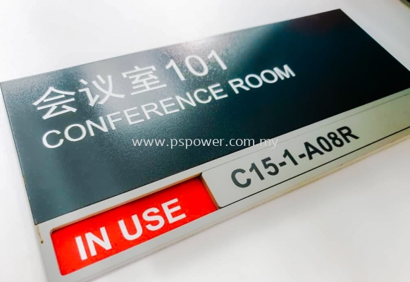 Conference Room Slot Signage