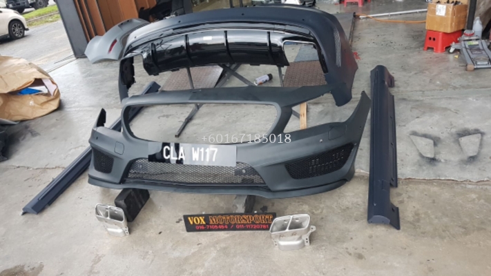 mercedes benz cla w117 a45 amg bodykit for w117 upgrade replace performance look pp material brand new set