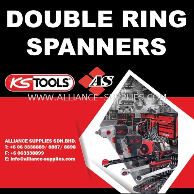 KS TOOLS Double Ring Spanners