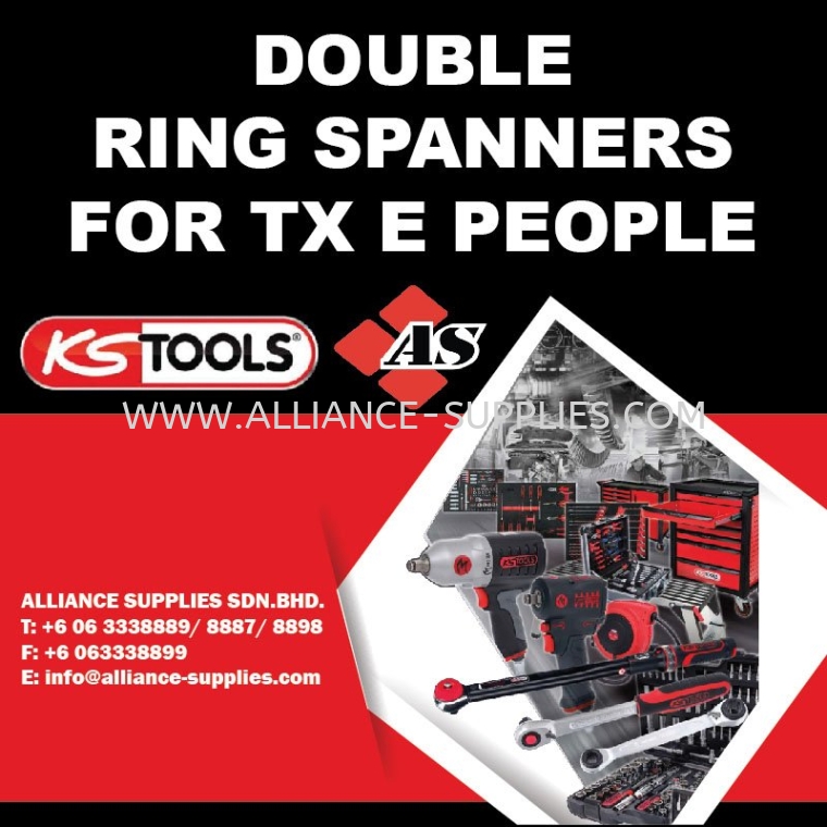 KS TOOLS Double Ring Spanners For TX E Profile KS TOOLS Double Ring Spanners For TX E Profile KS TOOLS Spanners KS TOOLS