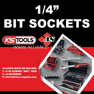 KS TOOLS 1/4" Bit Sockets