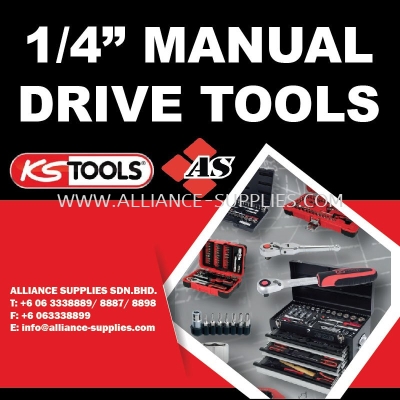 KS TOOLS 1/4" Manual Drive Tools