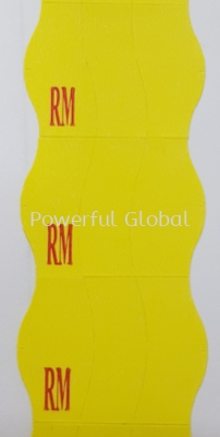 METO Label 22x16mm Yellow