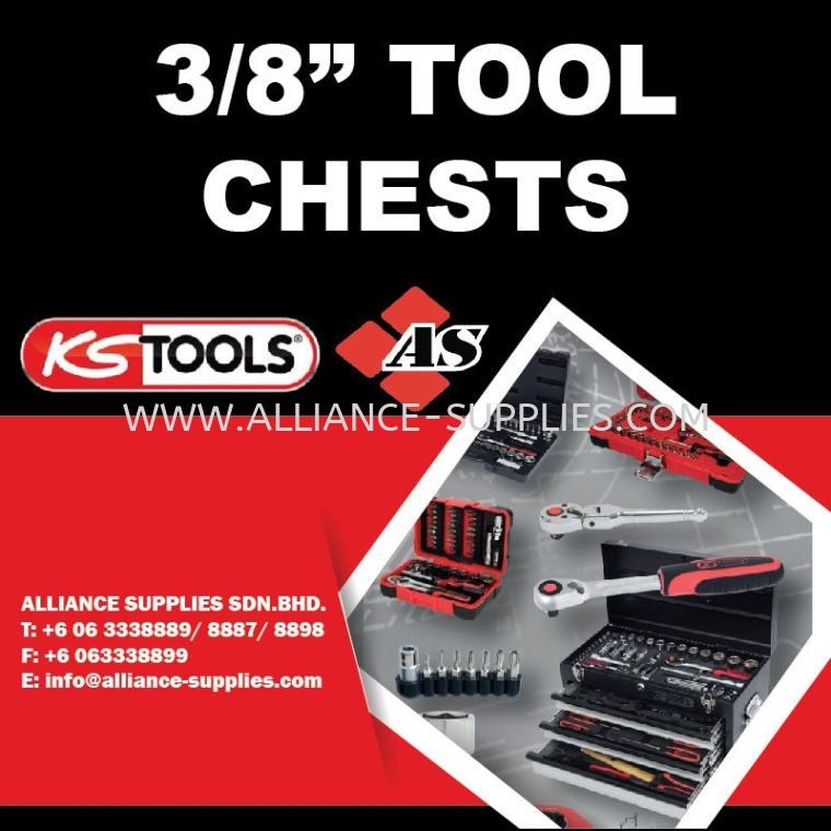 KS TOOLS 3/8" Tool Chests KS TOOLS 3/8" Tool Chests KS TOOLS Sockets & Operating Tools KS TOOLS