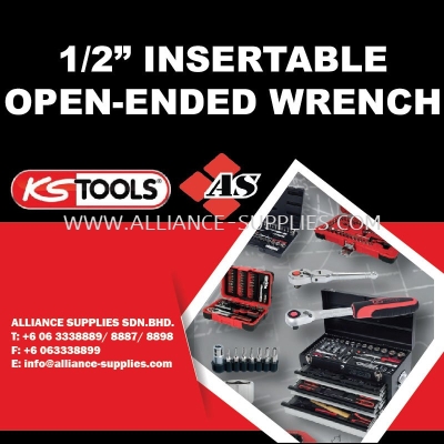 KS TOOLS 1/2" Insertable Open-Ended Wrench