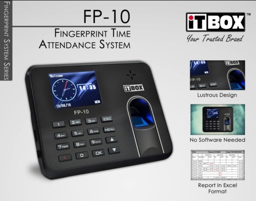 FP-10 FINGERPRINT TIME ATTENDANCE SYSTEM