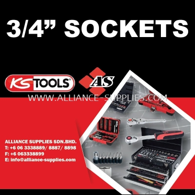 KS TOOLS 3/4" Sockets