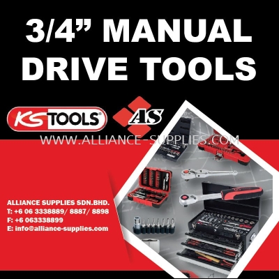 KS TOOLS 3/4" Manual Drive Tools