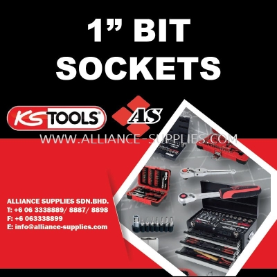 KS TOOLS 1" Bit Sockets