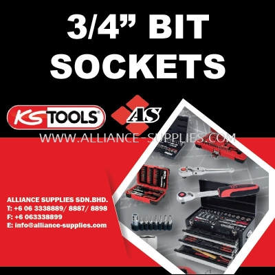 KS TOOLS 3/4" Bit Sockets