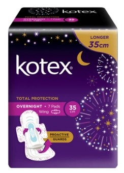 Kotex overnight Total Protection Wing 35cm 7pads