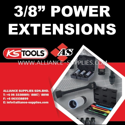 KS TOOLS 3/8" Power Extensions