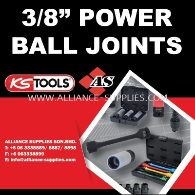 KS TOOLS 3/8" Power Ball Joints