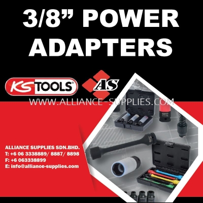 KS TOOLS 3/8" Power Adapters