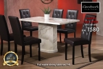 Full Marble Dining Set 1+6 Marble Dining Table Dining