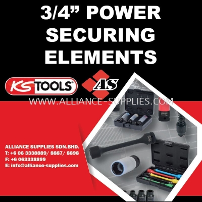 KS TOOLS 3/4" Power Securing Elements