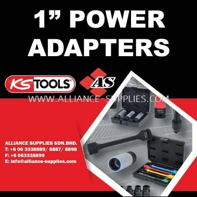 KS TOOLS 1" Power Adapters