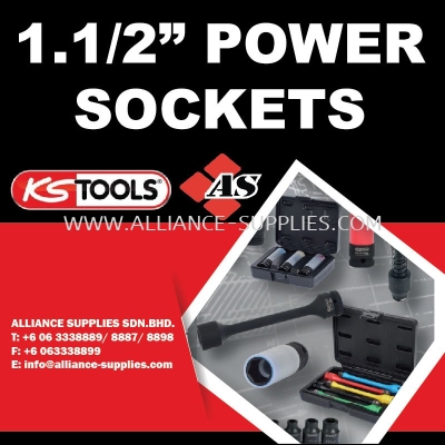 KS TOOLS 1.1/2" Power Sockets