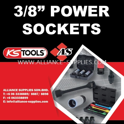 KS TOOLS 3/8" Power Sockets