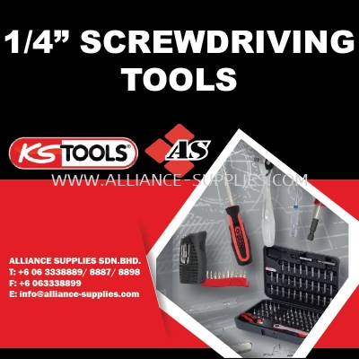 KS TOOLS 1/4" Screwdriving Tools