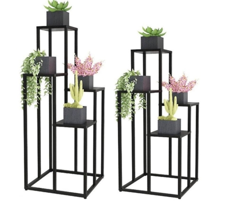 SET OF 2 Fashion Modern Flower Steel Rack