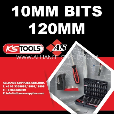 KS TOOLS 10mm Bits 120mm