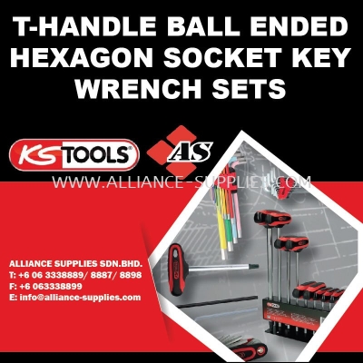 T-Handle Ball Ended Hexagon Socket Key Wrench Sets