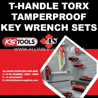 T-Handle Torx Tamperproof Key Wrench Sets