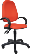 Typist Chair with Armrest Basic Seating Chairs Loose Furniture