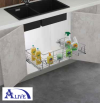 UNDERSINK U-SHAPED PULL OUT BASKET (SUS304) Base Cabinets Platinum SUS304 Kitchen Cabinet Basket & Hardware