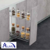 MULTI FUNCTION TWO LAYERS PULL OUT BASKET (SUS304) (TYPE 1) Base Cabinets Platinum SUS304 Kitchen Cabinet Basket & Hardware