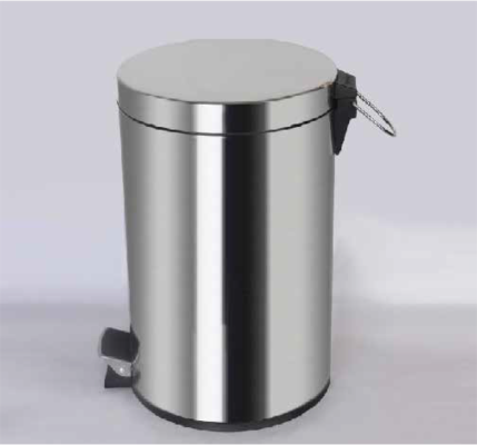 STAINLESS STEEL PEDAL DUSTER BIN