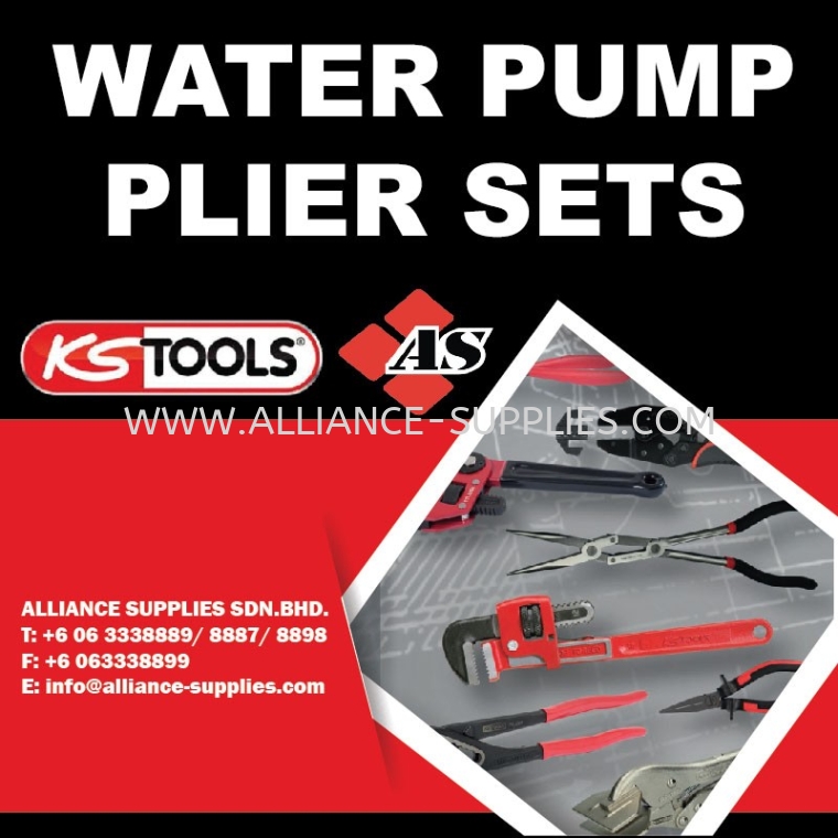 KS TOOLS Water Pump Plier Sets KS TOOLS Water Pump Plier Sets KS TOOLS Pliers KS TOOLS