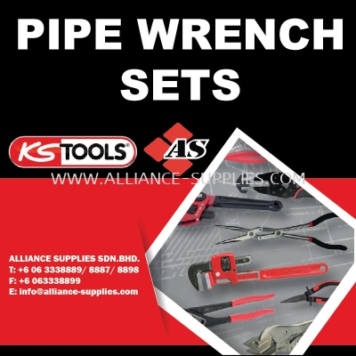 KS TOOLS Pipe Wrench Sets