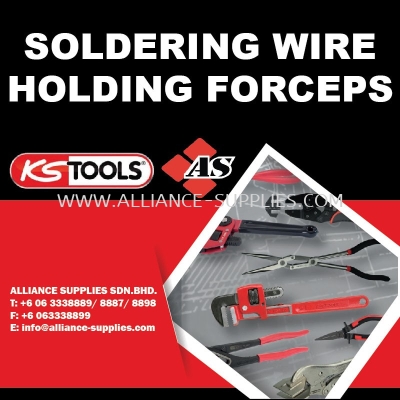 KS TOOLS Soldering Wire Holding Forceps