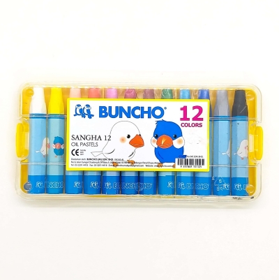 Buncho Sangha Oil Pastels 12 Colors