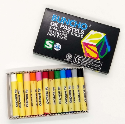 Buncho Oil Pastels 12 Colors