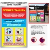 Poster Dinamik Pemberitahuan Pencegahan COVID-19 A2604i SK/SMK COVID-19