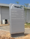 Directional sign-aluminium box up with 2k painting Free Standing & Directional Signage