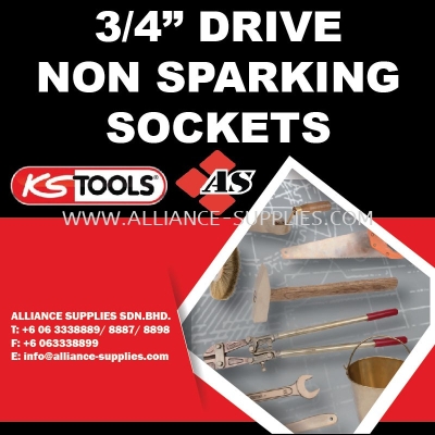 KS TOOLS 3/4" Drive Non Sparking Sockets