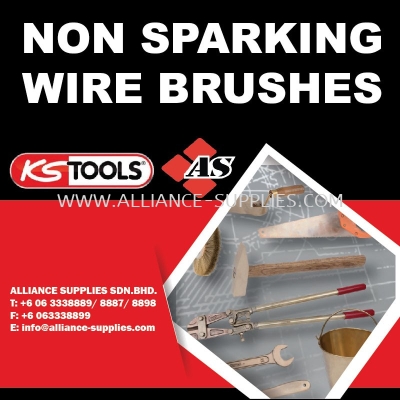 KS TOOLS Non Sparking Wire Brushes