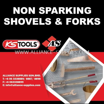 KS TOOLS Non Sparking Shovels & Forks