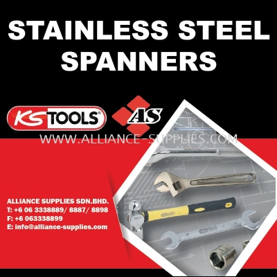 06.11 KS TOOLS Stainless Steel Spanners