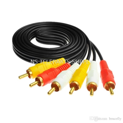 3 RCA (M) TO 3 RCA (M)