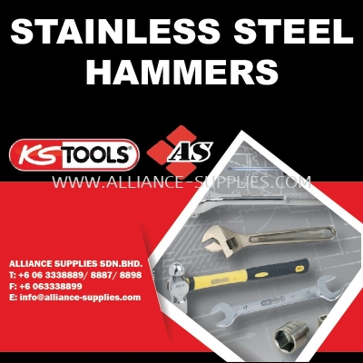 KS TOOLS Stainless Steel Hammers