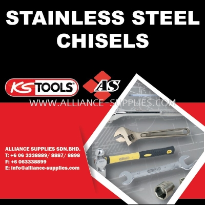KS TOOLS Stainless Steel Chisels